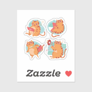 Meal Choice Cat Pack Sticker