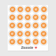 Meal Choice Nut Free Sticker