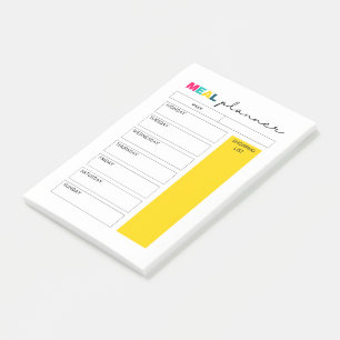 Meal Planner Journal Notes