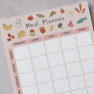 Meal Planner Notepad