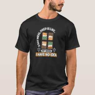 Meal Prep Ideas Weight Loss Fitness Container Reci T-Shirt