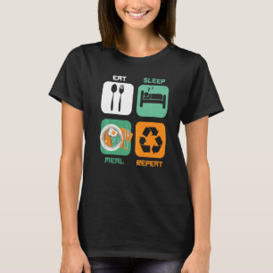 Meal Prep Ideas Weight Loss Fitness Container Reci T-Shirt