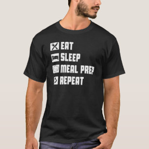 Meal Prep Ideas Weight Loss Fitness Container Reci T-Shirt