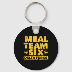 Meal Team Six Delta Forks Key Ring