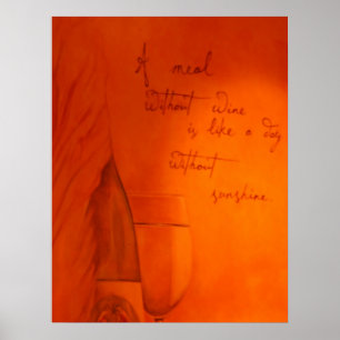 Meal without Wine Poster