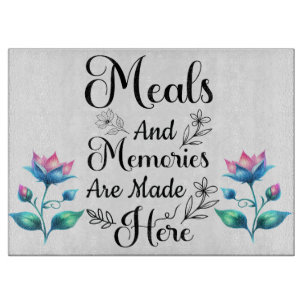 Meals And Memories  Cutting Board