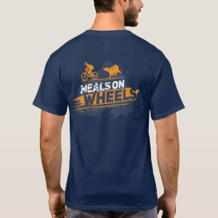 Meals on Wheels Cycling Woodland Bear Adventure T-Shirt
