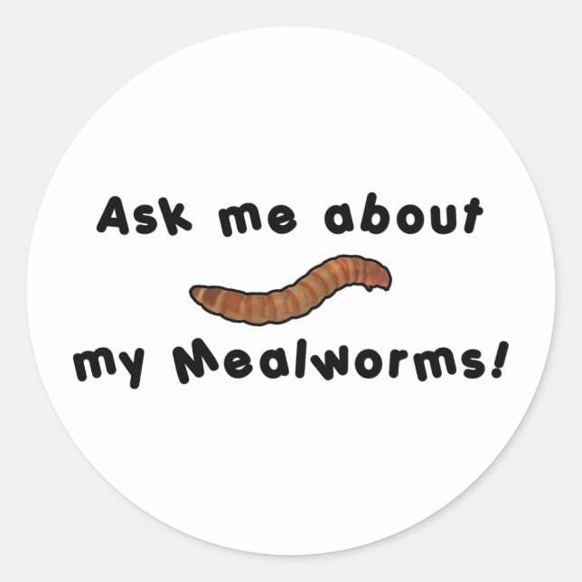 Mealworm Sticker (Front)