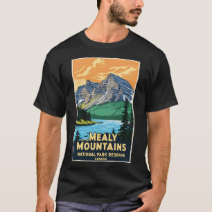 Mealy Mountains National Park Canada Vintage Trave T-Shirt