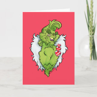 Mean and Naughty Hunk Green Monster Card