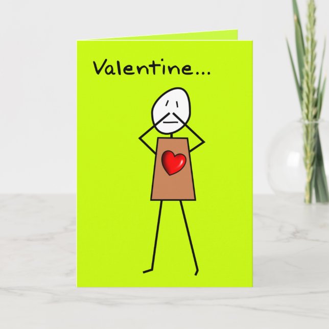 Mean and Spiteful Valentine Card (Front)