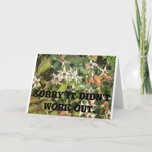 Mean Awkward Break Up Card (Front)