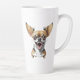 Mean Chihuahua   Funny Dogs Latte Mug