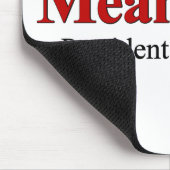 Mean Club (Red) Mouse Pad (Corner)