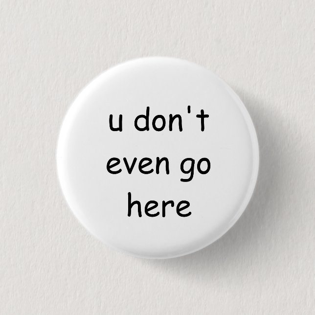 Mean Girls Button (Front)