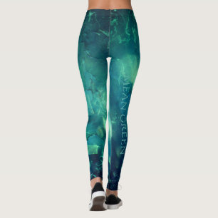 Mean Green All-Over-Print Leggings