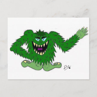 mean green postcard