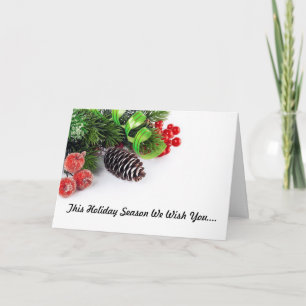 Mean Holiday Greeting Card