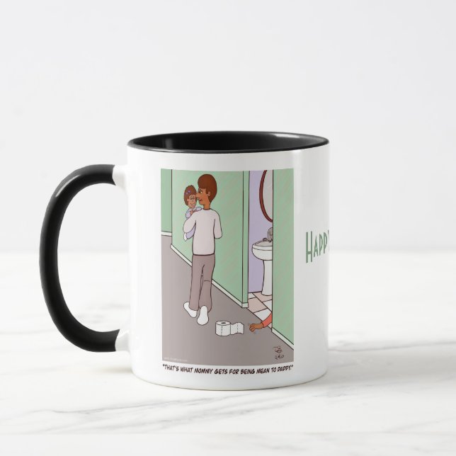 Mean Mummy Father's Day Mug (Left)