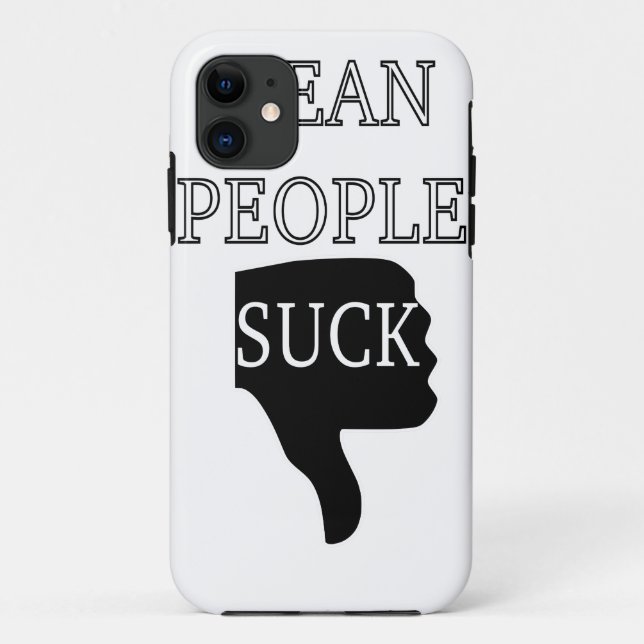 Mean People Suck Case-Mate iPhone Case (Back)