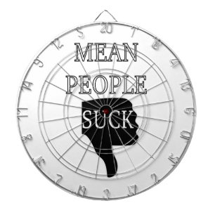 Mean People Suck Dartboard