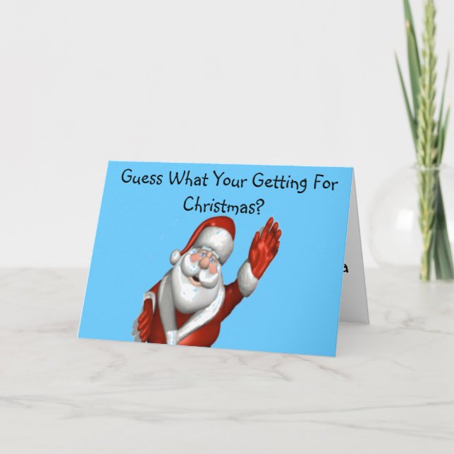 Mean Spirited Christmas Card (Front)