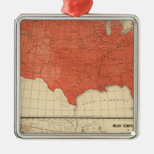 Mean temperature metal tree decoration