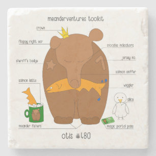 Meanderventures Toolkit No. 480 Otis  Stone Coaster