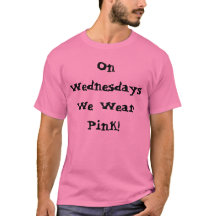 MeanGirls "Wednesdays We Wear Pink" shirt for Men
