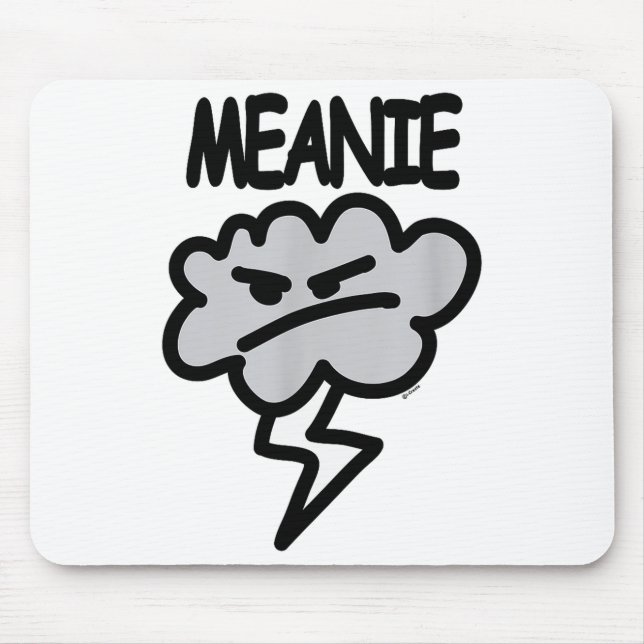 Meanie Cloud Lightning Funny  Mouse Pad (Front)