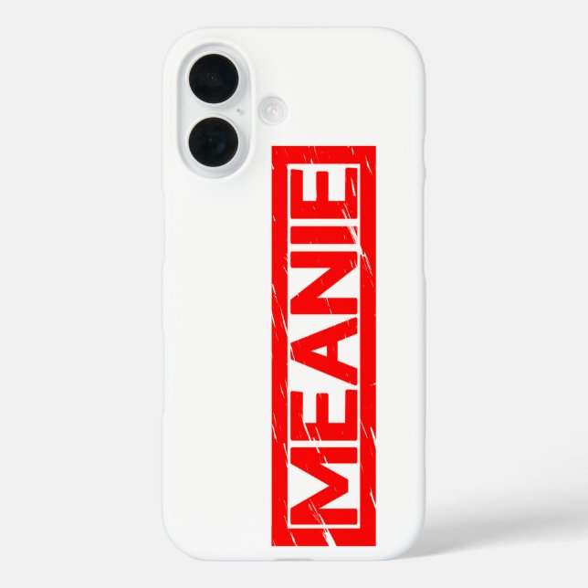 Meanie Stamp Case-Mate iPhone Case (Back)