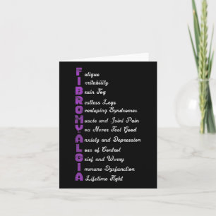 Meaning Chronic Pain Fibro Fibromyositis Grunge Card
