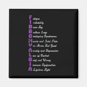 Meaning Chronic Pain Fibro Fibromyositis Grunge Magnet