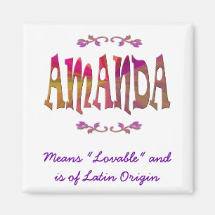 Meaning of Amanda Magnet