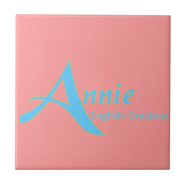 Meaning of Annie Tile (Front)
