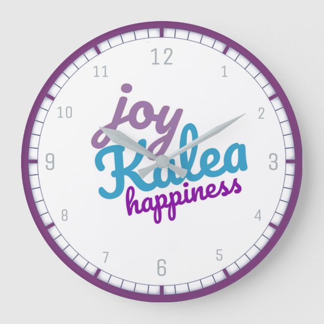 Meaning of the Name Kalea | Wall Clock (Front)
