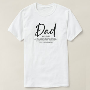 Meaningful Dad Definition Gift For Father T-Shirt