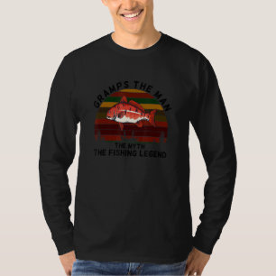 Meaningful GRAMPS Man Myth Legend Redfish Fishing T-Shirt