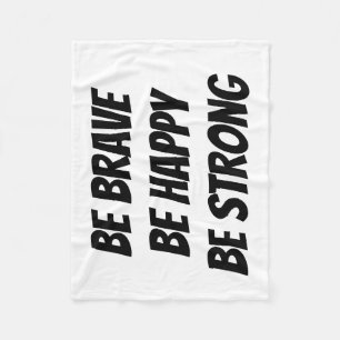 Meaningful Motivational Positive Quote Fleece Blanket