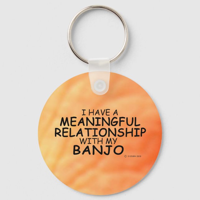 Meaningful Relationship Banjo Key Ring (Front)