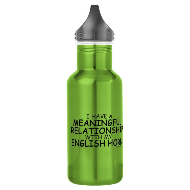 Meaningful Relationship English Horn 532 Ml Water Bottle (Left)