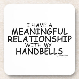 Meaningful Relationship Handbells Beverage Coaster