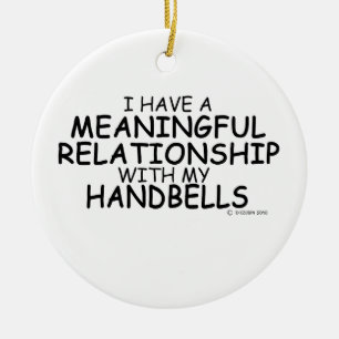 Meaningful Relationship Handbells Ceramic Tree Decoration