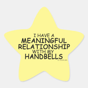Meaningful Relationship Handbells Star Sticker