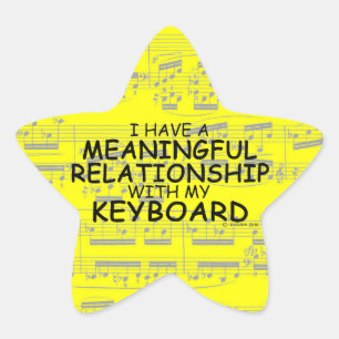 Meaningful Relationship Keyboard Star Sticker