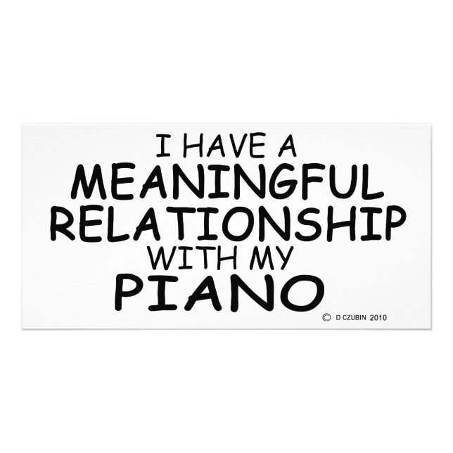 Meaningful Relationship Piano Card (Front)