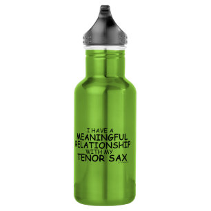 Meaningful Relationship Tenor Sax 532 Ml Water Bottle