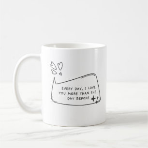 Meaningful Sticker Quote Coffee Mug
