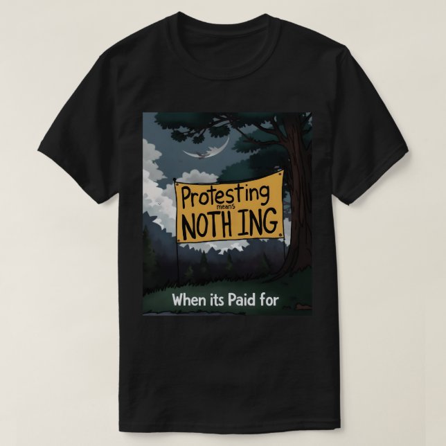 Means Nothing (noth ing!) No. 6  T-Shirt (Design Front)