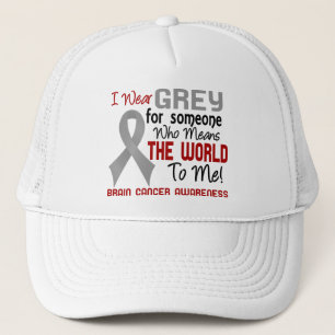 Means The World To Me 2 Brain Cancer Trucker Hat